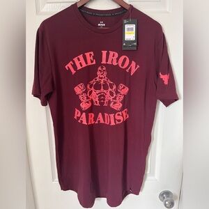 Brand NEW Under Armour Project Rock Iron Paradise T Shirt Medium